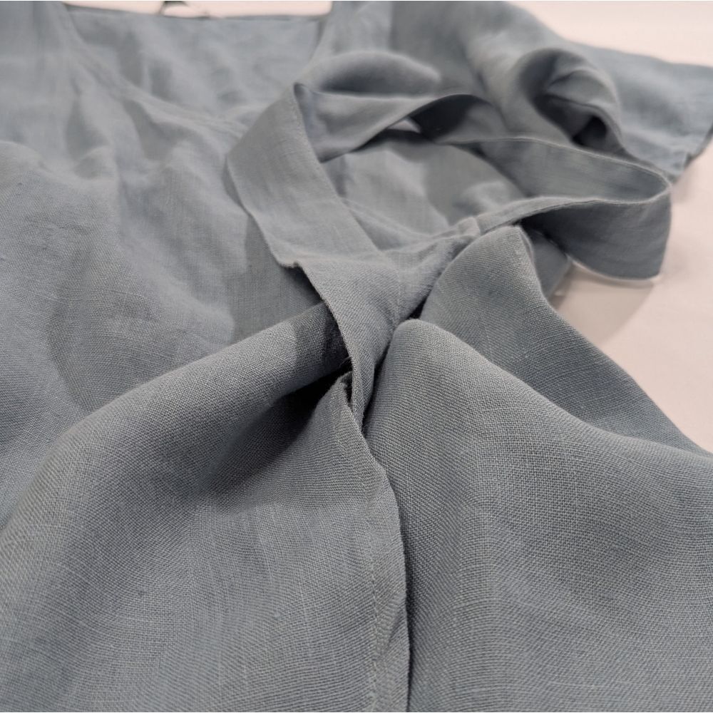 Mimosa Linen Wrap Dress - Picture 5 of 8